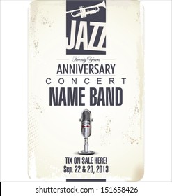 Jazz concert poster
