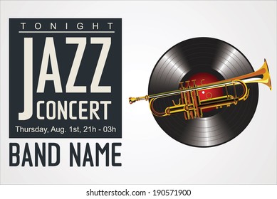 Jazz concert poster