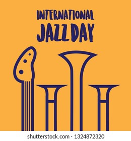 Jazz Day Illustration