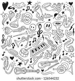 jazz - doodles set