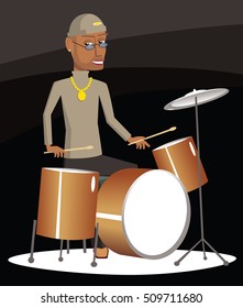 Jazz drummer.