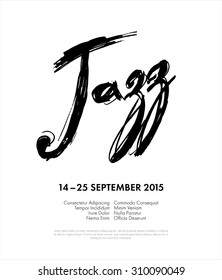jazz festival - live music. poster