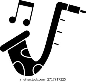 Línea de Jazz Vector Icon Design