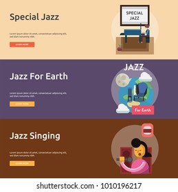 Jazz Music Banner Design