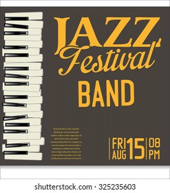 Jazz music festival, poster