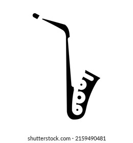 jazz music glyph icon vector. jazz music sign. isolated contour symbol black illustration