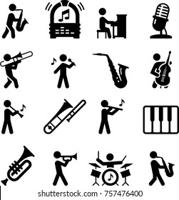 Jazz Music Icons