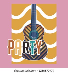 Jazz music, poster background template