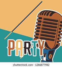 Jazz music, poster background template