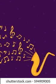 Jazz music poster and flyer template