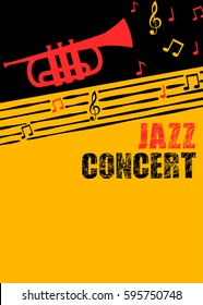 Jazz Music Poster And Flyer Template