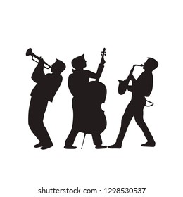 Jazz Musicians Vector Stock Vector (Royalty Free) 1298530537