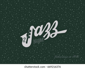 Jazz  Night Music CLub Poster