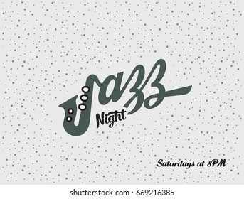 Jazz  Night Music CLub Poster