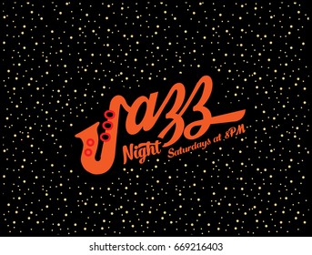 Jazz  Night Music CLub Poster