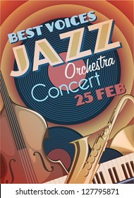 Afiche de la fiesta de jazz