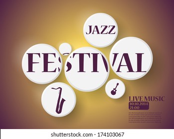 Jazz party poster