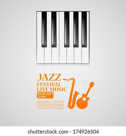 Jazz party poster