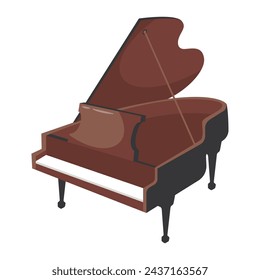 jazz piano instrument illustration vector