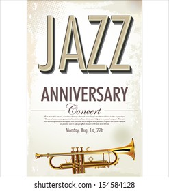 Jazz retro poster