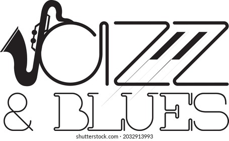Jazz Saxophone Logo Vector Symbol Stock Vector (Royalty Free ...