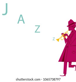 JAZZISTIC TRUMPETER.
Serie of funny illustrations with cool musicians and instruments.