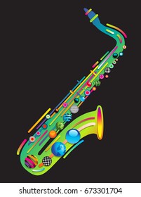 Sax Vector 图片、库存照片和矢量图 Shutterstock