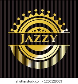 Jazzy golden badge