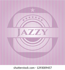 Jazzy pink emblem
