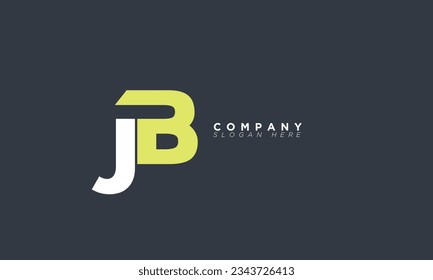 JB Alphabet letters Initials Monogram logo BJ, J and B