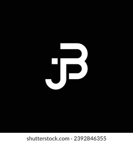 JB or BJ abstract letter design. Outstanding professional business awesome artistic branding company different colors illustration logo.
