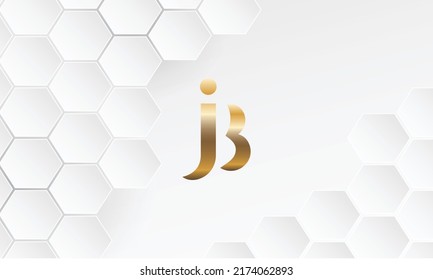 JB, BJ Abstract Letters Logo Monogram