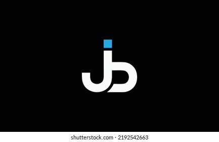  JB ,BJ Abstract Letters logo Monogram 