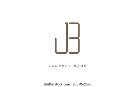 Jb Bj Alphabets Letters Logo Monogram Stock Vector (Royalty Free ...