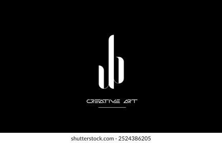 JB, BJ, J, B letras abstratas monograma de logotipo