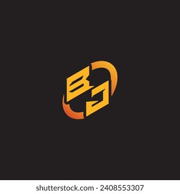 JB combination letter unique initials logo esport for gaming team, youtube, twitch