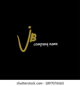 Logo manuscrito de JB para identidad