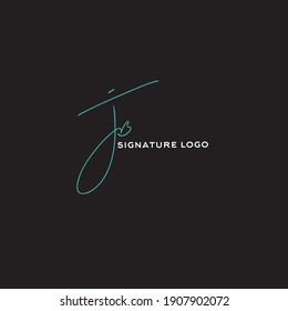 jb handwritten logo for identity
