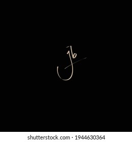 Jb handwritten logo for identity