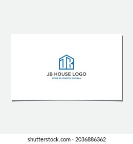 VECTOR DE DISEÑO DE LOGOTIPO DE LA CASA JB