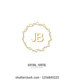 JB Initial logo template vector