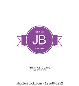 JB Initial logo template vector