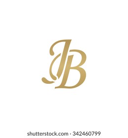 JB initial monogram logo