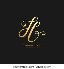 JB initial signature logo. Handwritten monogram vector