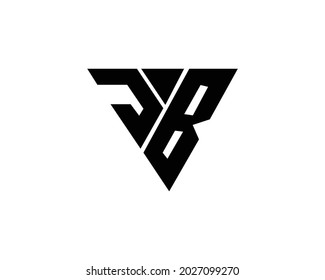 Diseño de Logotipo Carta JB Ilustración de vectores modernos creativos.