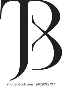 JB letter logo modern design