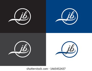 JB Letter logo Monogram logo design