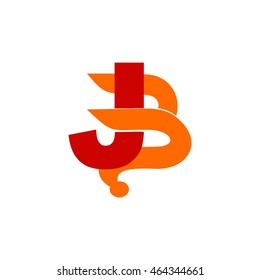 jb letter vector logo