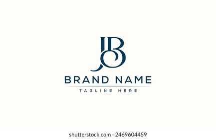 JB logo Design Template Vector Graphic Branding Element.