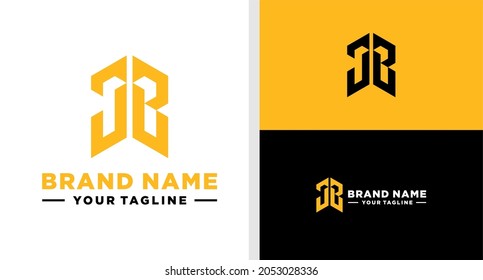 JB LOGO MONOGRAM GEOMETRIC EDITABLE